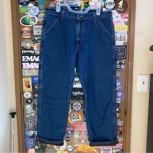 Wrangler fleece lined relaxed fit carpenter jeans